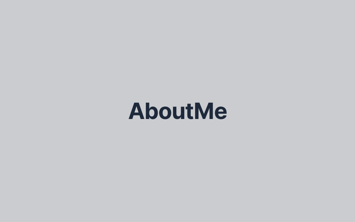 AboutMe